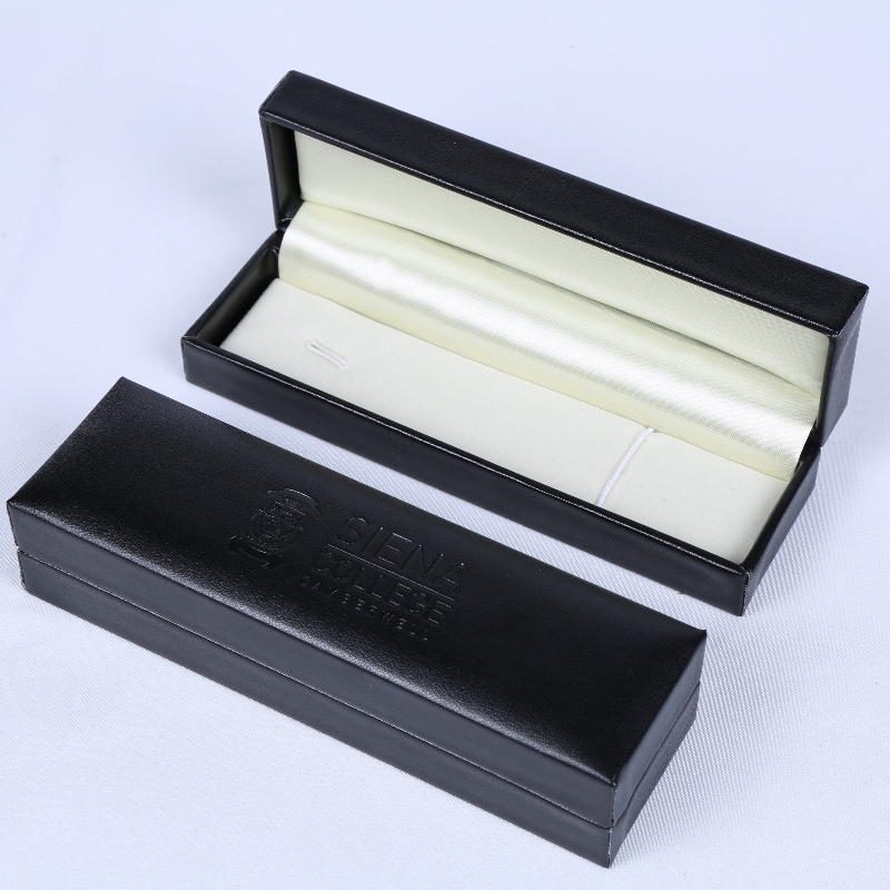 Елемент V-12 правоъгълник Leaterette Paper box for 130*20mm множествени значки, писалки & огърлица, и т.н.155*45*36, тегла около 90g